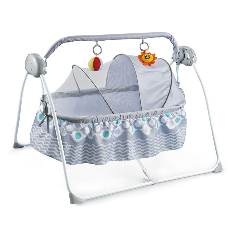 Delight Electric Baby Swing Cradle (Grey)