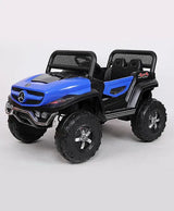 KIDS Battery Operated Ride on Jeep for Kids with Music Lights and Swing Electric Remote Control Ride on Jeep - Blue