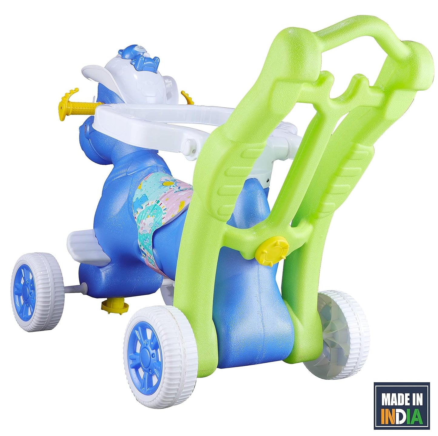 Rider cum Rocker Musical Derby Horse (Blue)