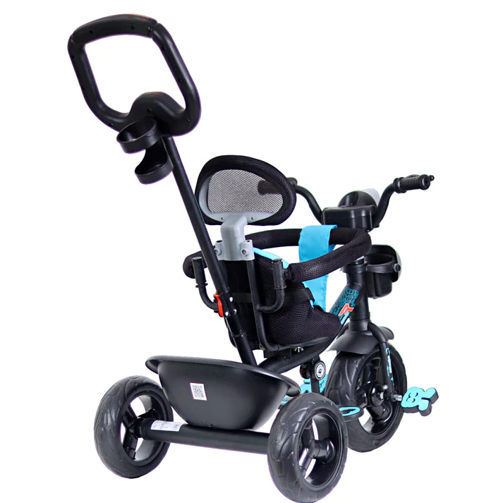 Luusa R9 Power Black Edition Tricycle for Kids - PARENTAL HANDLE