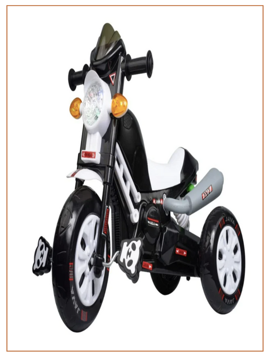 KIDS HARLEY TRICYCLE WITH LIGHT & MUSIC - BLACK