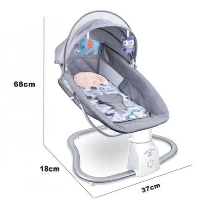 Baby Swing Rocking Chair with Remote Control 3-in-1 Adjustable backrest Baby Bouncer Electric Adjustable Rocking Chair