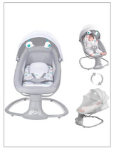 Baby Swing Rocking Chair with Remote Control 3-in-1 Adjustable backrest Baby Bouncer Electric Adjustable Rocking Chair