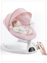 Electric Baby Swing with Bluetooth, Remote Control, Music, 5 Swing Speeds, Harness - For Infants