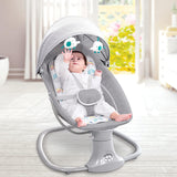 Baby Swing Rocking Chair with Remote Control 3-in-1 Adjustable backrest Baby Bouncer Electric Adjustable Rocking Chair