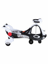 Panda Magic Car with Back Rest  (BLACK& WHITE )