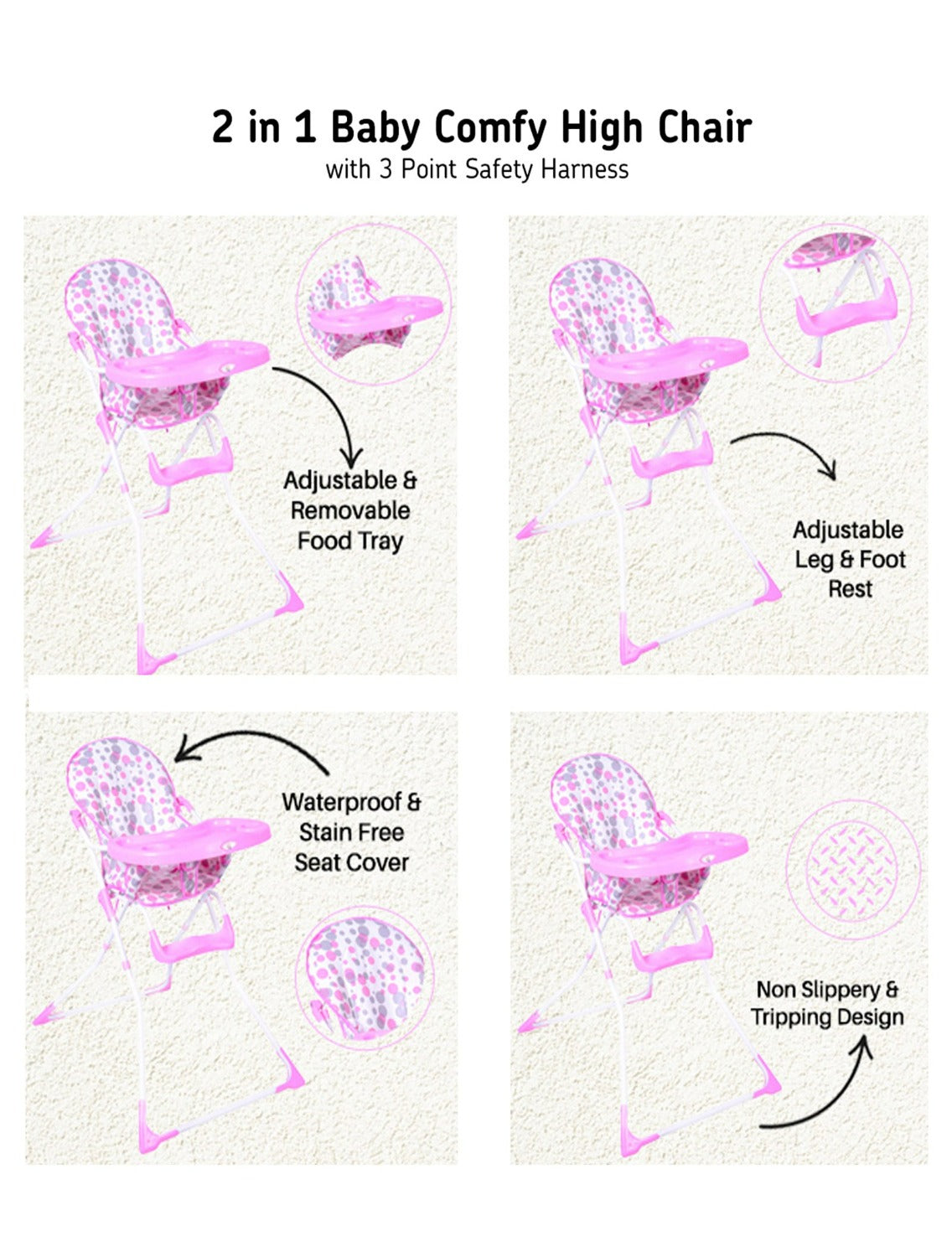 Feeding Chair FB (PINK)