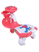 Musical Baby Swing Car With Basket (Pink)