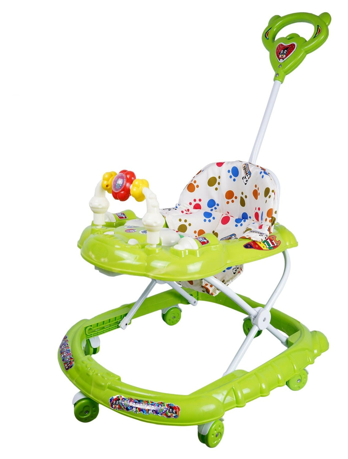 Height Adjustable Musical Walker With Parental Handle