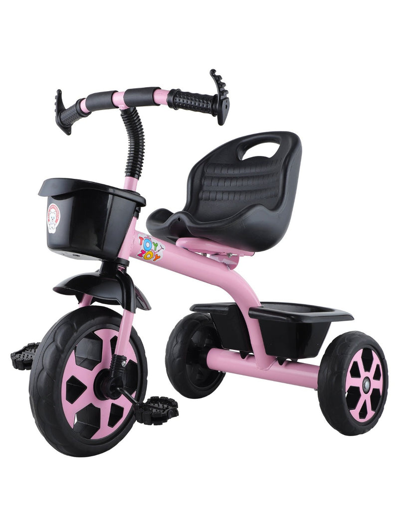 Pluto Lite Trike Tricycle with Detachable Basket - PINK