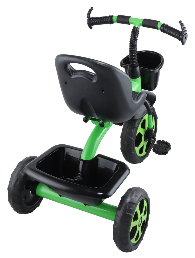 Pluto Lite Trike Tricycle with Detachable Basket - GREEN