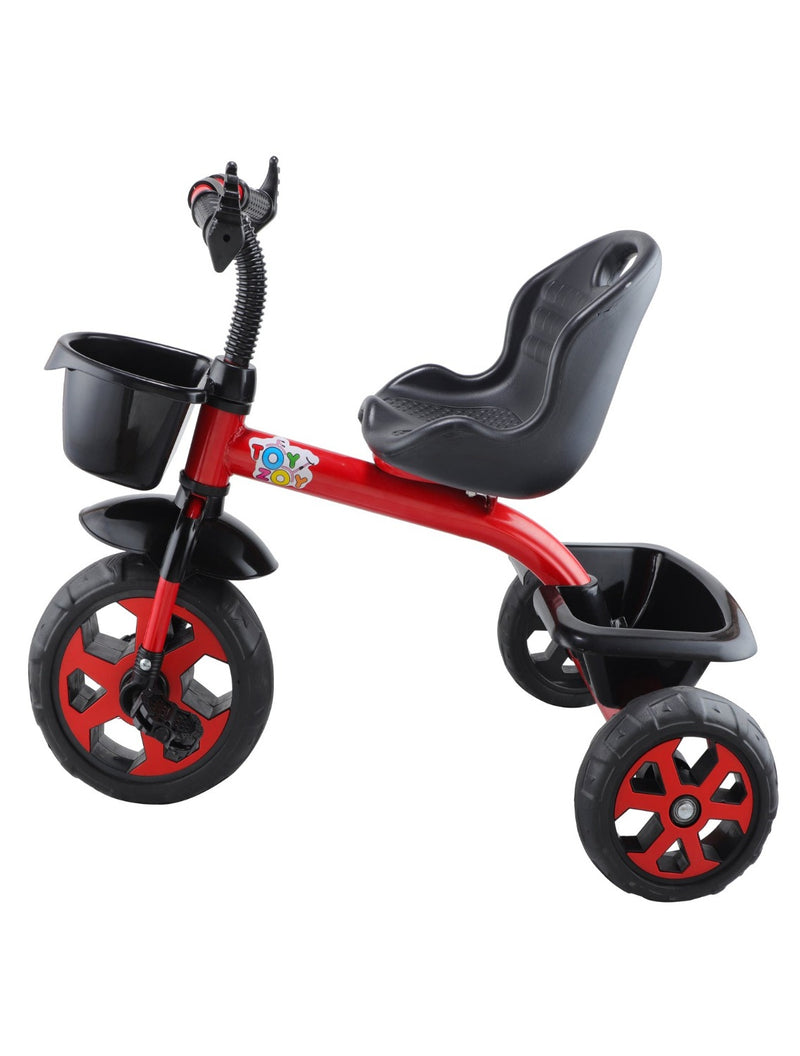 Pluto Lite Trike Tricycle with Detachable Basket -RED