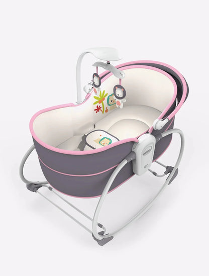 5 In 1 Rocker Bassinet With Adjustable Canopy