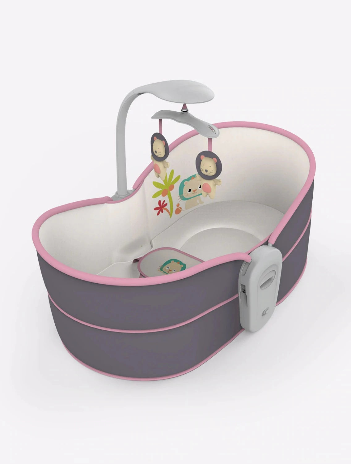 5 In 1 Rocker Bassinet With Adjustable Canopy