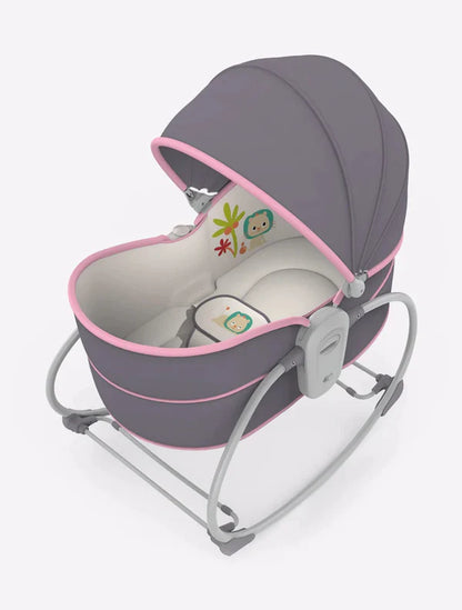 5 In 1 Rocker Bassinet With Adjustable Canopy