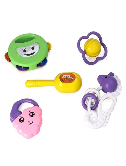 Baby Rattles Toy Multicolour - 5 Pieces