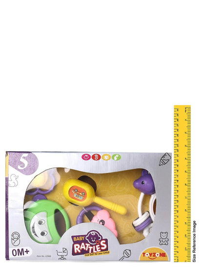 Baby Rattles Toy Multicolour - 5 Pieces