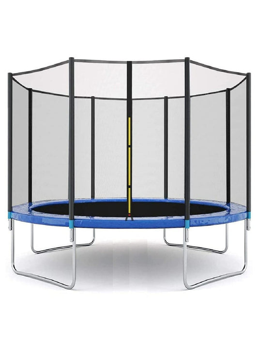 Heavy Duty Jumping Mat Indoor/Outdoor Trampoline with Enclosure Net and Spring Cover Padding