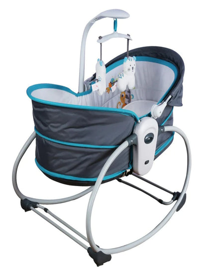 5 In 1 Rocker Bassinet With Adjustable Canopy