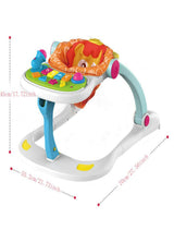 Multifunctional Musical Baby Lion Walker (Multicolor)