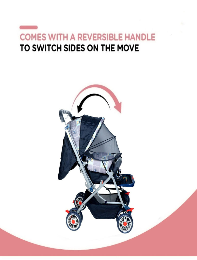 Stroller with cheap movable handle