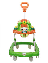 Height Adjustable Musical Walker With Parental Handle (BJ 301-H GREEN)