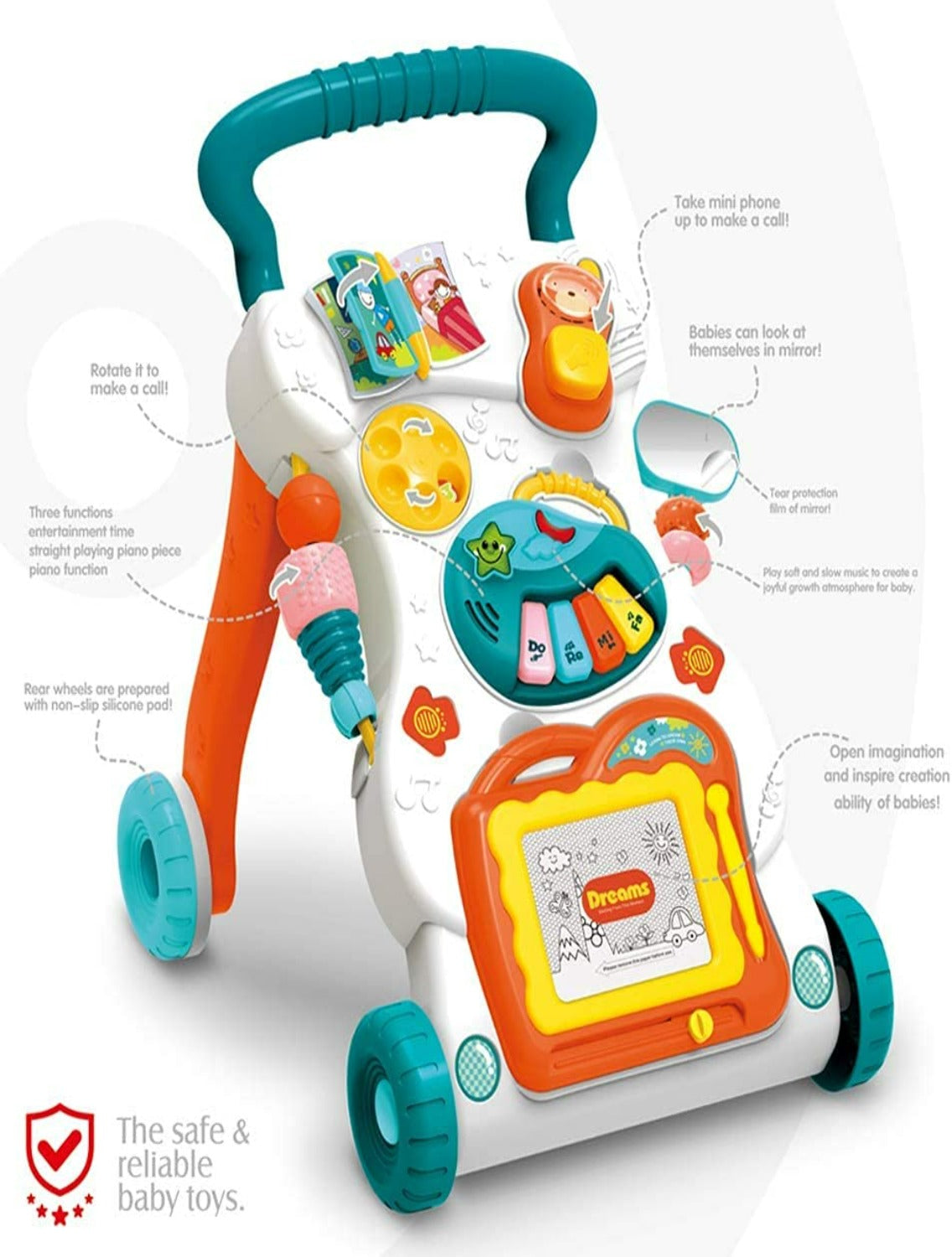 Musical Activity Walker (Multicolor)