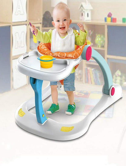 Multifunctional Musical Baby Lion Walker (Multicolor)