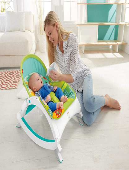 Rainforest Newborn-to-Toddler Portable Rocker. (Multicolor)