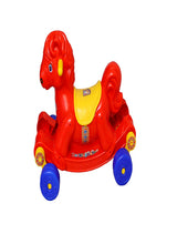 Rider Cum Rocker Gabru Horse in Red Colour