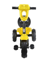 Musical Tricycle With Robo Light & Rear Basket (TZ-528 Yellow)