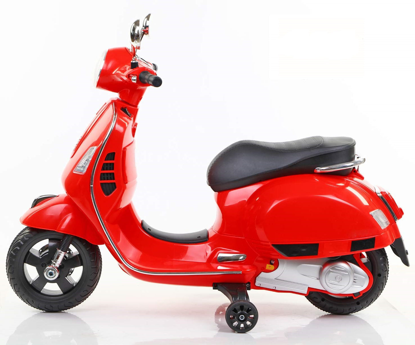 KIDS BATTERY OPERATED VESPA SCOTTER