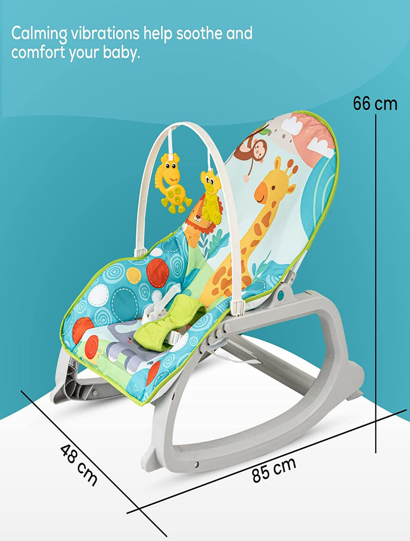 Rocker Cum Reclining Bouncer With Detachable Food Tray