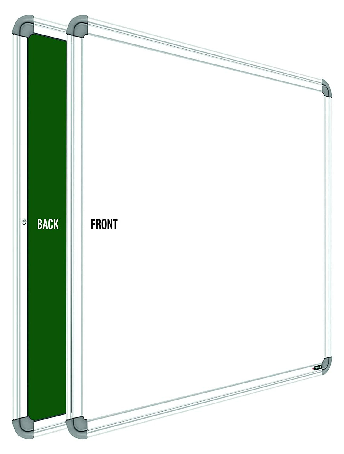 Double Sided White Board and Chalk Board, Non-Magnetic