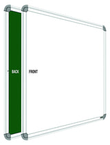 Double Sided White Board and Chalk Board, Non-Magnetic