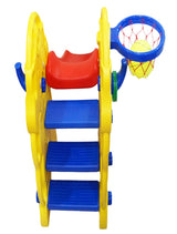 Elephant Slide With Basket Ball (Multicolor)