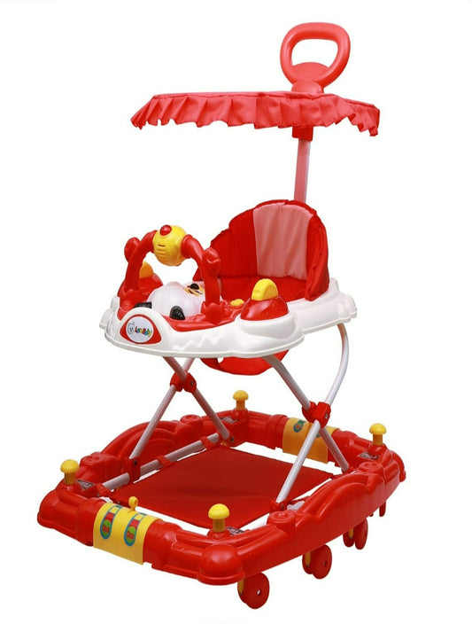 Musical Rocker Walker With Hood (BJ-302H RED)