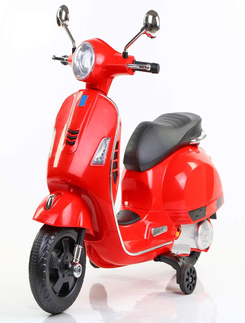 KIDS BATTERY OPERATED VESPA SCOTTER