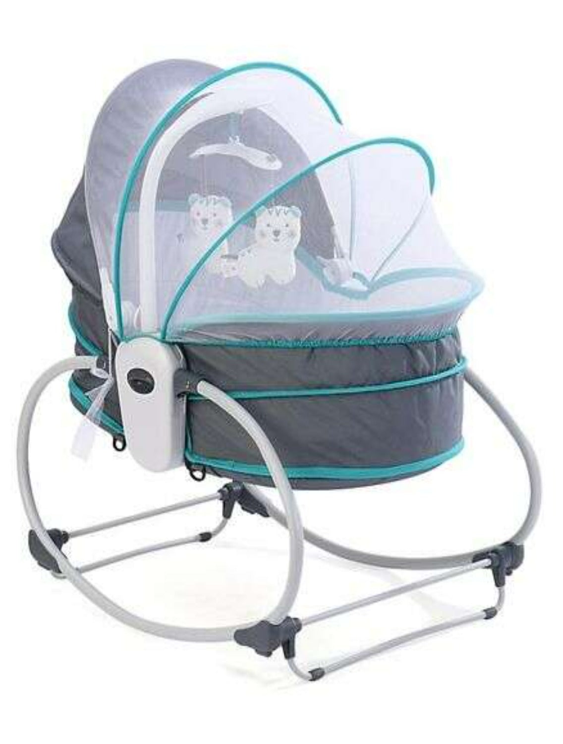 5 In 1 Rocker Bassinet With Adjustable Canopy