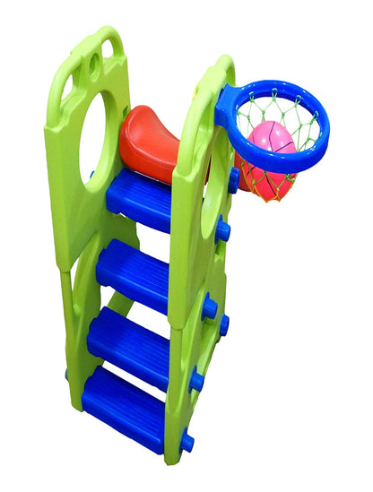 Happy Slide With Basket Ball (Multicolor)