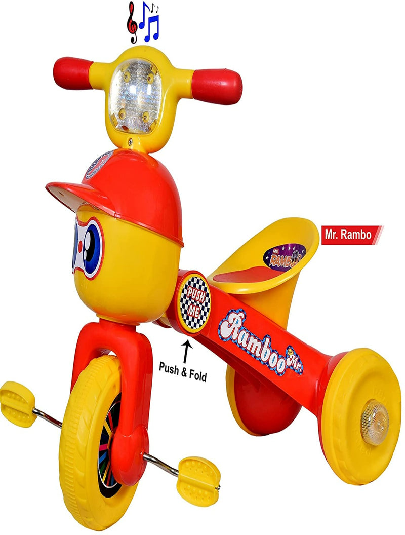 Rambo Tricycle With Light & Music (Red)
