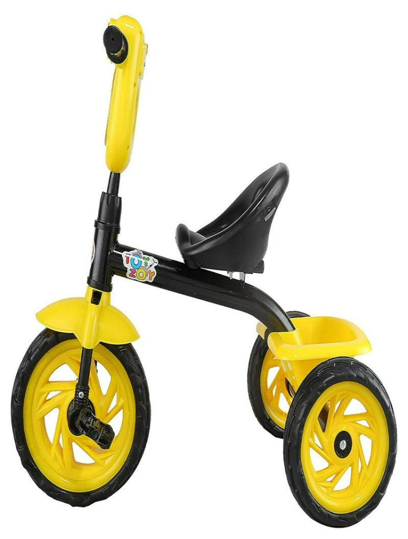 Musical Tricycle With Robo Light & Rear Basket (TZ-528 Yellow)