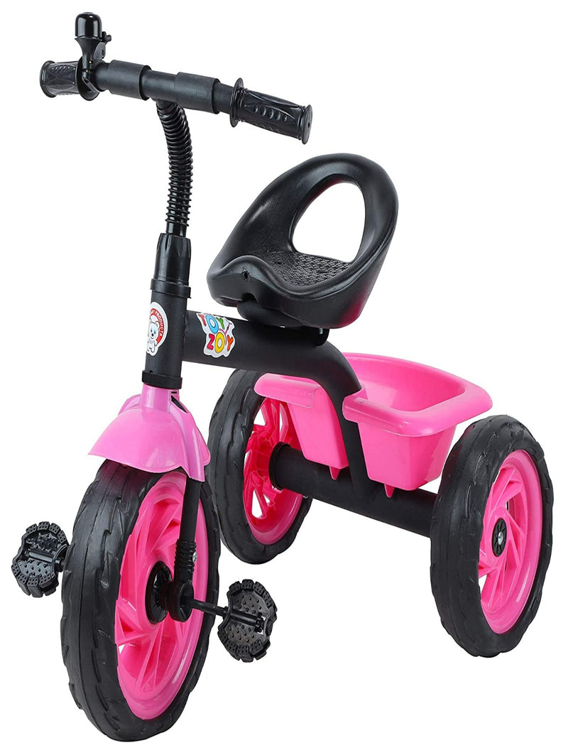 Tricycle With Storage Basket (Tz-524 Pink)