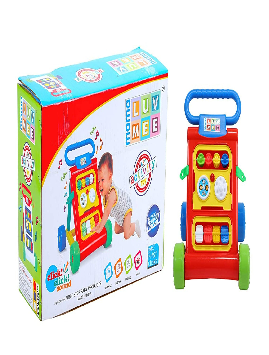 Musical Activity Push Walker (Multicolor)