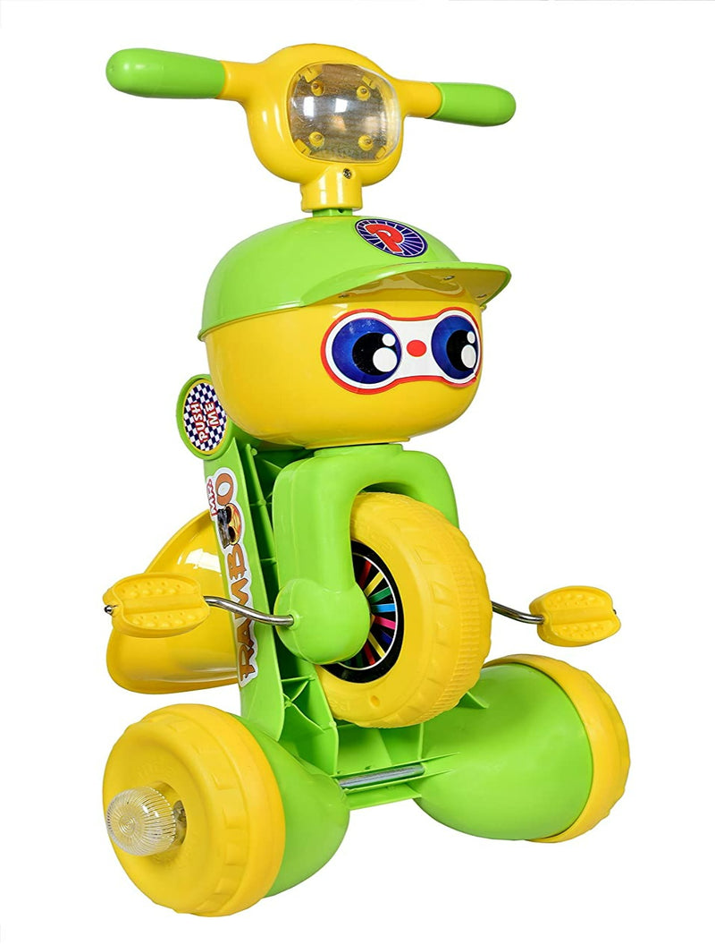 Rambo Tricycle With Light & Music (Green)