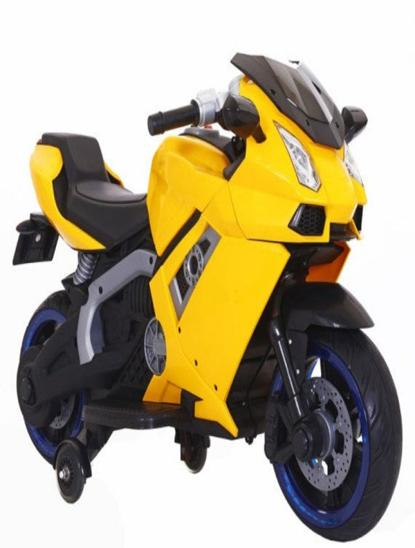 Lamborghini 12V Battery Operated Ride On Bike (Yellow)