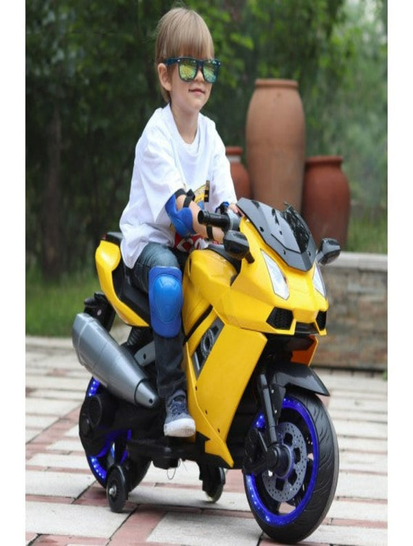 Lamborghini 12V Battery Operated Ride On Bike (Yellow)