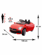 Battery Operated Car Z4 (RED)-12V