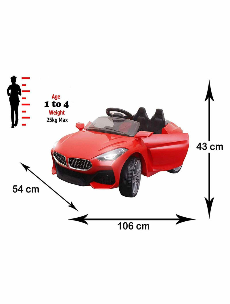 Battery Operated Car Z4 (RED)-12V