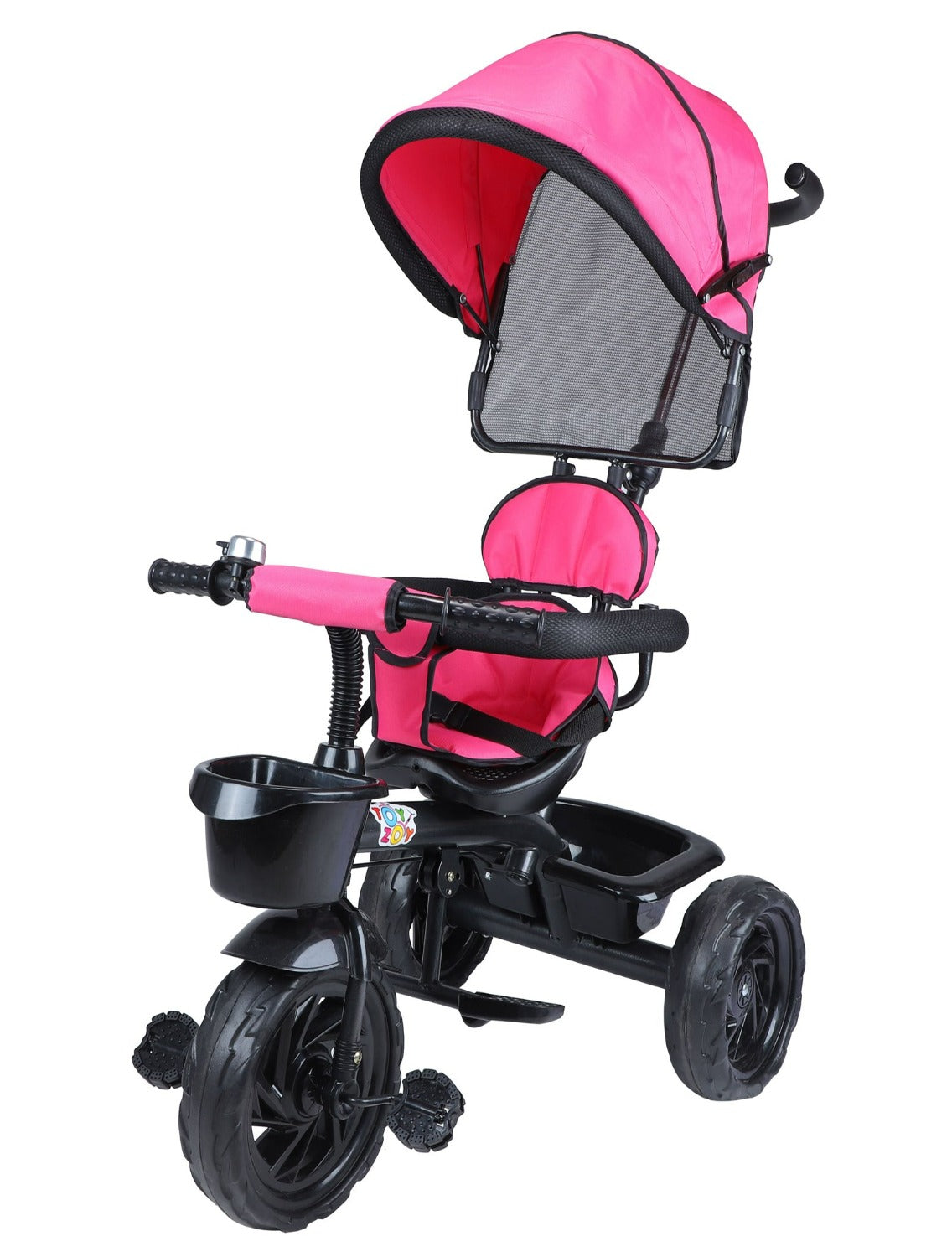 Tricycle With Safety Guardrail & Canopy (BJ-532 Pink)